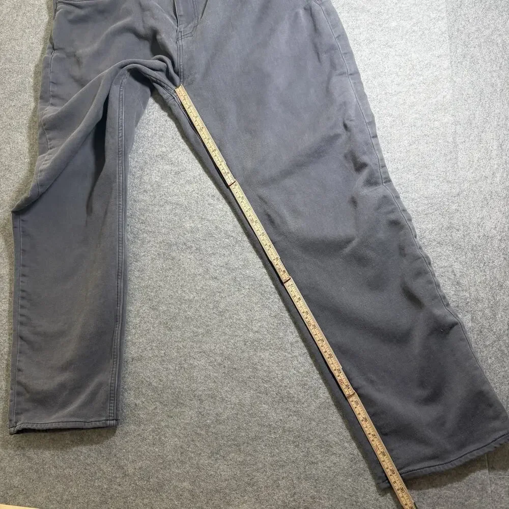 Banana Republic Chino Pants Mens 40x32 Gray Straight Fit Stretch Brushed Twill